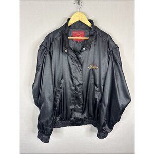 Vintage Riviera Hotel Casino Las Vegas Jacket Satin Bomber XXL USA Gambling